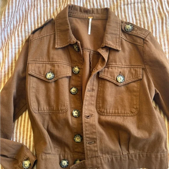 Free People Eisenhower jacket in terracotta - Picture 2 of 5